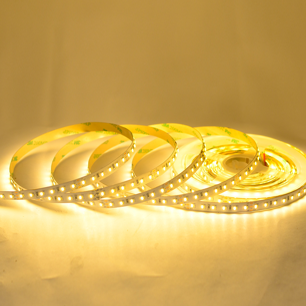 DC24V 3014SMD 1120LEDs Flexible CCT LED Strip Light - Color Temperature Pure White+Warm White Series DC24V 3014SMD 1120LEDs Flexible CCT LED Strip Light - Color Temperature Pure White+Warm White Series